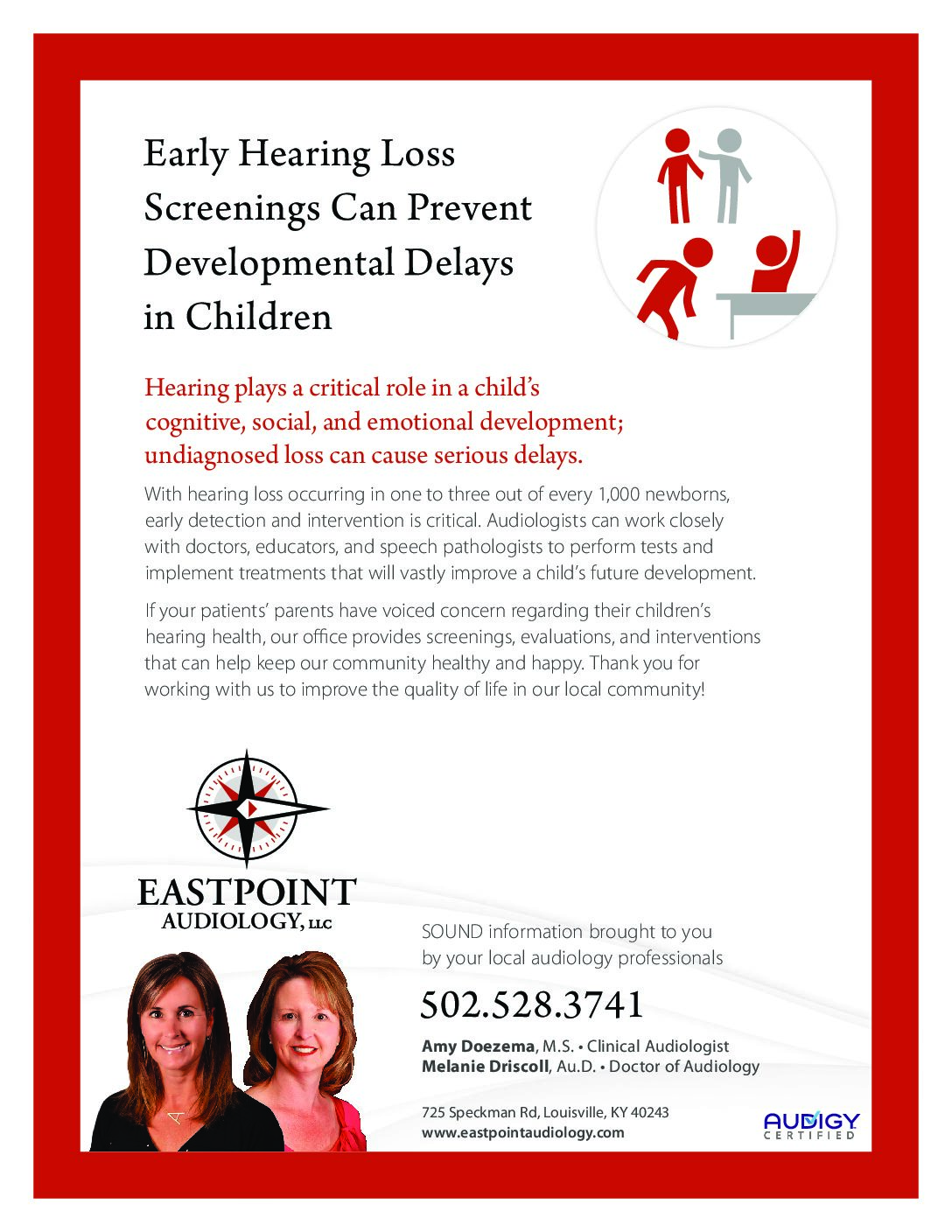 Early Hearing Loss Screenings Can Prevent Developmental Delays in Children - Newsletter